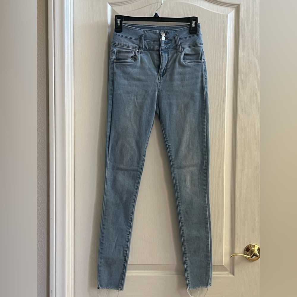Refuge Denim Blue Skinny Jeans